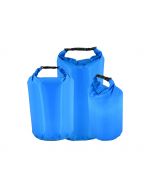 3 Pack Light Weight Dry bags 5L 10L 15L Blue